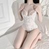 El encanto de la poesía Sha: ropa interior sexy encaje perspectiva tentación sexy caliente mameluco entrepierna pasión para evitar deseo puro