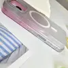 Adecuado para iPhone 16 Pro Funda Magnética para Teléfono Piel Mate Degradada Tacto Cubierta Protectora Integral Apple 15 Promax