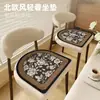 Cojín de silla estilo francés para uso en el hogar, apto para todas las estaciones, cojín vintage para silla de comedor, cojín antideslizante de alta gama para asiento de oficina