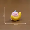 Almohada linda con forma de nube, peluche de cerdito durmiendo, accesorios de decoración DIY para casa de muñecas, paisaje en miniatura, pequeño adorno de escritorio