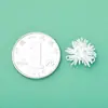Colgante de Plata S925 Diente de León Fuegos Artificiales con Temperamento Suave, Nuevo Estilo 2025, Accesorios de Joyería de Plata DIY de Gama Alta de Nicho