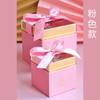 Cubierta acrílica regalo de mano caja de dulces boda caja de dulces de boda caja de regalo de dulces de mesa creativa transparente plegable caja de dulces sin plegado