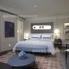 Móveis de Hotel Tulipa Quarto Padrão Conjunto Completo para Reforma de Quarto de Hóspedes Apartamento Cama Grande Cinco Estrelas Mobiliário B&B Cama de Casal Fábrica de Móveis