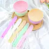 Herramienta de Belleza Tpr Silicona de Imitación Bol para Mascarilla Boca de Bol Grande Suave 13cm Palo de Ajuste para Mascarilla Palo Grande para Mezclar y Aplicar Pp