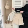 Camiseta Base de Rayas de Manga Larga Estilo Coreano para Niños, Estilo Primavera y Otoño, Camiseta Versátil Suave y Transpirable para Niños y Niñas