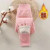 Capa interior mágica para uniforme escolar Pantalones térmicos para niños Pantalones de forro polar de invierno Pantalones de algodón para niños y niñas Leggings Pantalones térmicos gruesos con forro polar