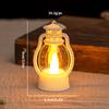 Lámpara de Ambiente Mini Creativa para Niños Lámpara Electrónica de Vela Retro Navideña Candelabro Decorativo de Escritorio Lámpara de Aceite Pequeña