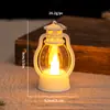 Lâmpada Mini Pônei Retrô LED Eletrônica Portátil Lâmpada de Vela Prop de Luz Decorativa para Atmosfera Presente de Aniversário Pequeno Ornamento