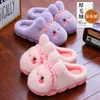 Lindas Pantuflas de Algodón de Conejo para Mujer, Nuevo Estilo Otoño/Invierno 2026, Pantuflas de Felpa Cálidas Antideslizantes con Suela Suave para el Hogar