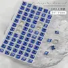 2022 nuevo网红 de red Joyería para uñas de cristal K9 Diamante Super Brillante Cuadrado Aurora taladro de punta inferior taladro de pila de uñas