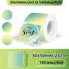 Papel de etiqueta térmica Amazon con degradado verde adecuado para Phomemo m110, papel térmico reutilizable para impresión 40*30