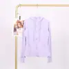 Jaqueta com Capuz Lulu em Estoque com Etiqueta, Entrega Direta, Roupa para Corrida e Yoga, Cardigan Esportivo Slim-Fit com Zíper