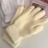Libro Rojo Pequeño con Guantes de Felpa de Coral Lindo Castor Pequeño Guantes de Peluche Loopy Guantes a Prueba de Frío para Estudiantes al Montar