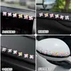 Molino de Viento Pequeño Giratorio para Coche Adorno para Coche Decoración Linda para Salpicadero Espejo Retrovisor Parte Trasera Creativa del Coche