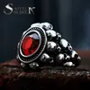 Guerrero de Acero nuevo anillo de diamante de acero inoxidable al por mayor retro europeo y americano calavera anillo de titanio para hombre