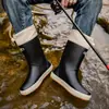 2026 Botas de Lluvia de Media Caña Transfronterizas para Pareja Estilo Coreano para Mujer Calzado Exterior Versátil Impermeable Zapatos de Camping Impermeables Zapatos de Goma Antideslizantes para Hombre