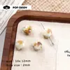 Concha Forma de Caracola Estilo Oceánico Colección Pendientes Pendientes Llavero Bolso Colgante Cerámica Acrílico Cuentas DIY