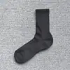 Meias Masculinas de Outono e Inverno Meia-calça Fundo Atoalhado Algodão Espessado Meia Longa Esportiva Basquete Tendência Branca Meia de Cano Alto Branca