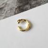 Moda y Único Estilo Hip-Hop Cobre Dorado Chapado Varios Diseños Puños para Oreja de Mujer Versátiles Pendientes de Clip Venta al por Mayor