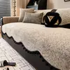 Cojín de sofá de chenilla, apto para todas las estaciones, con sensación de alta gama, antideslizante y resistente a los arañazos de gatos, cojín de asiento especial para sofás de cuero, venta al por mayor