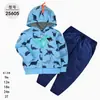 Comercio Exterior Ropa Infantil Primavera y Otoño Conjunto Infantil de Dos Piezas Material Sudadera Sudadera con Capucha Ropa Infantil para Bebés Ropa de Salida [Al por Mayor]