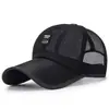 Boné de Baseball Masculino para Uso Externo Casual Chapéu para Ciclismo Chapéu de Verão com Malha Respirável Chapéu Fashion Bico de Pato Fabricante Atacado
