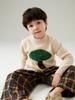 Camiseta Interior de Punto para Niños con Media Cuello Alto 100% Lana Patrón de Dibujos Animados 25 Otoño e Invierno Suéter Versátil Engrosado para Niños y Niñas