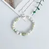 Pulsera de Cerámica Jingdezhen Nueva Pulsera de Cerámica China Joyería Estudiante Estilo Tíbet Cuerda Trenzada a Mano Puesto Regalo para Estudiante