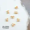 Abalorios para Uñas Franceses Perla Moño Súper Brillante Moño Tridimensional Lazo de Moño Decoración para Uñas