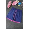 Nuevos Shorts de Nylon Estilo Americano para Hombre Verano 2026, Bloques de Color con Cordón, Holgados, Secado Rápido, Deportivos Casuales