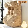 Fabricantes de comércio exterior atacado preferencial triângulo veludo rico almofada de cabeceira encosto grande travesseiro de cabeceira tatami removível e lavável