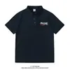 Camisa Polo Masculina Manga Curta Verão Novo Estilo Masculina Meia-Manga Marca de Moda Americana Camiseta Masculina Lapela Social Camisa Masculina