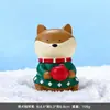 Resina de Natal Velho Homem Decoração de Mesa Fofa Artesanal Enfeites de Natal Alce Raposa Adereços de Decoração de Janela Enfeites Criativos