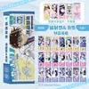 40 Marcapáginas Láser de Anime Set Dos en Uno con Liu Yuning, Bai Lu y Song Yuqi Marcapáginas Tipo Boleto Láser 40