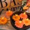 Vela Aromática de Camomila Pequena Crisântemo Evento Dia das Mães Presente Decoração de Casa Ornamento Lembrança Presente Transfronteiriço