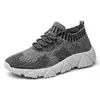 Zapatos de Hombre Ligeros de Tejido de Punto Volador Nuevos de Primavera y Verano, Calcetines Casuales, Zapatos para Correr de Caña Media-Alta, Zapatos para Pareja, Zapatos de Moda para Hombre