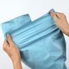 Bolsa exprés portátil de color albaricoque, bolsa de embalaje de ropa de comercio electrónico engrosada, bolsa de embalaje de nuevo material, bolsa exprés azul, venta al por mayor