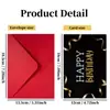 Set de Sobres Creativos de Tarjeta de Felicitación de Cumpleaños de Neón para Productos Nuevos Transfronterizos Tarjeta de Agradecimiento para Fiesta de Cumpleaños Tarjeta Tamaño Grande
