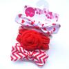 Diademas Europeas y Americanas para Bebés Juego de Tres Piezas Accesorios para el Cabello Nudo de Caracol para Bebés Diadema de Orejas de Conejo para Niñas Paquete de Tres
