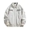 Conjunto de chaqueta de vuelo transfronteriza de moda 2026 para hombre, cortavientos de primavera y otoño, elegante para adolescentes