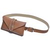 Coreano - estilo novo elegante pessoas cintura bolsa cinto all-match tridimensional rebite embutimento saco cinto das mulheres satchel cinto