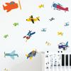 Nuevo Fx-E50 Dibujos Animados Variedad de Avión Habitación Infantil Entrada Hogar Fondo de Pared Embellecimiento Adhesivo de Pared Autoadhesivo