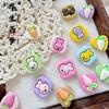 Macaron Lindo Conejo Zanahoria Pintura Aleación DIY Pulsera de Cuentas Pulsera Collar Accesorios para el Cabello Accesorios