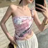 Pañuelo para la cabeza estilo Y2K millennial americano, moda urbana hip-hop, pañuelo cuadrado cool, diadema nueva fina y simple