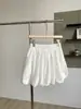 Nueva Falda Casual de Estilo Coreano Otoño/Invierno 2026 Color Sólido Versátil Anti-Exposición Línea A con Cintura Alta Elástica