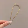 Nuevo Pasador de Pelo Retro Estilo Chino con Borla de Perlas para Mujer, Elegante Pasador en Forma de U, Adorno para el Cabello con Falda Mamian, Accesorio para el Cabello de Estilo Antiguo