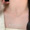 Colar de Zircônia Ultrafino para Meninas, Presente para Namorada, Corrente para Suéter, Corrente para Clavícula, Colar Versátil de Aço Titânio de Nicho, Joia de Corrente Osso de Cobra