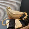 Bolsos de Mujer de Moda Transfronterizos 2025 Nuevo Bolso de Cadena Popular Bolso de Hombro de Nicho Tipo Empanada Bolso Cruzado Versátil