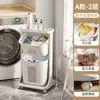 Juego de cestas de almacenamiento para ropa sucia para uso doméstico, con compartimentos para organizar la ropa sucia, adecuado para baños y lavaderos