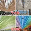 Cortinas de Teto Onduladas Coloridas da Moda Acionadas pelo Vento Cortinas de Exterior para Pátio Quebra-Sol Hospedaria Restaurante Ponto Cênico Cortinas de Tecido Decorativo Superior